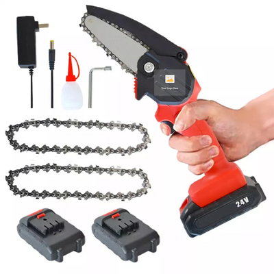 6 Handhold машины цепной пилы батареи дюйма 300W вырезывание портативного электрическое деревянное бесшнуровое